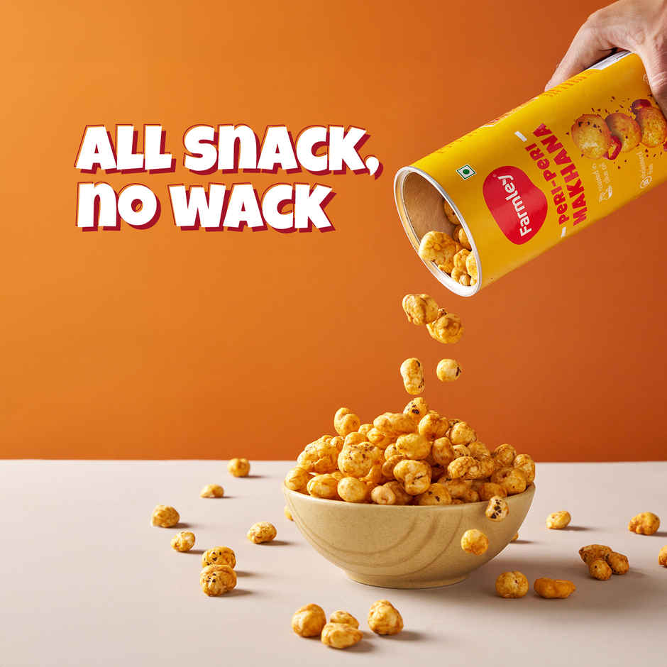 Farmley Peri Peri  Makhana Roasted In Olive Oil Healthy Snacks