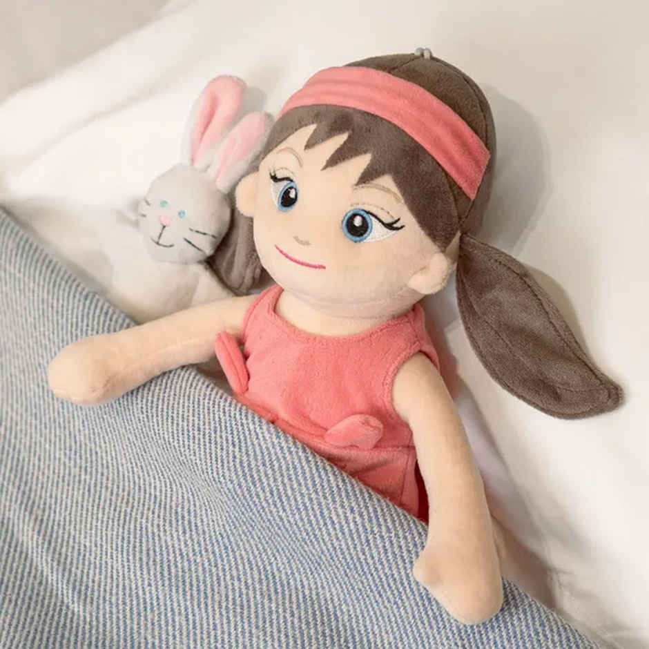 Mirada 38Cm Doll With Pom Pom - Coral