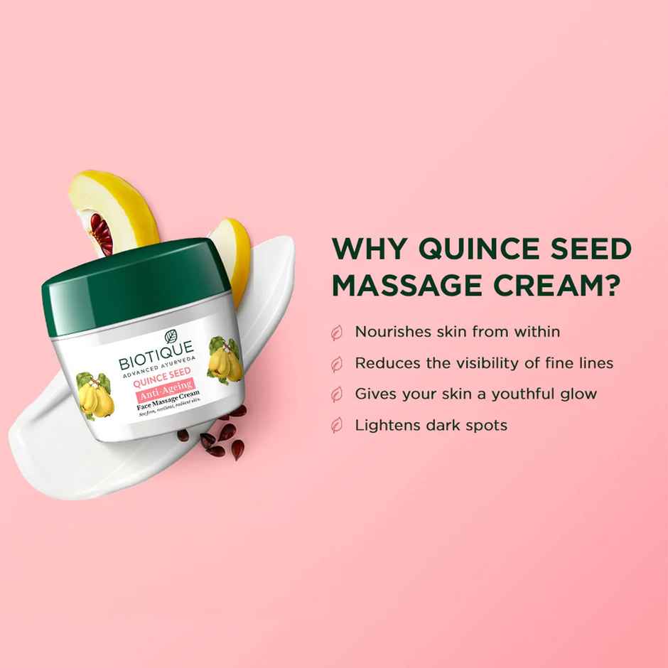 Biotique Quince Seed Anti-Ageing Face Massage Cream