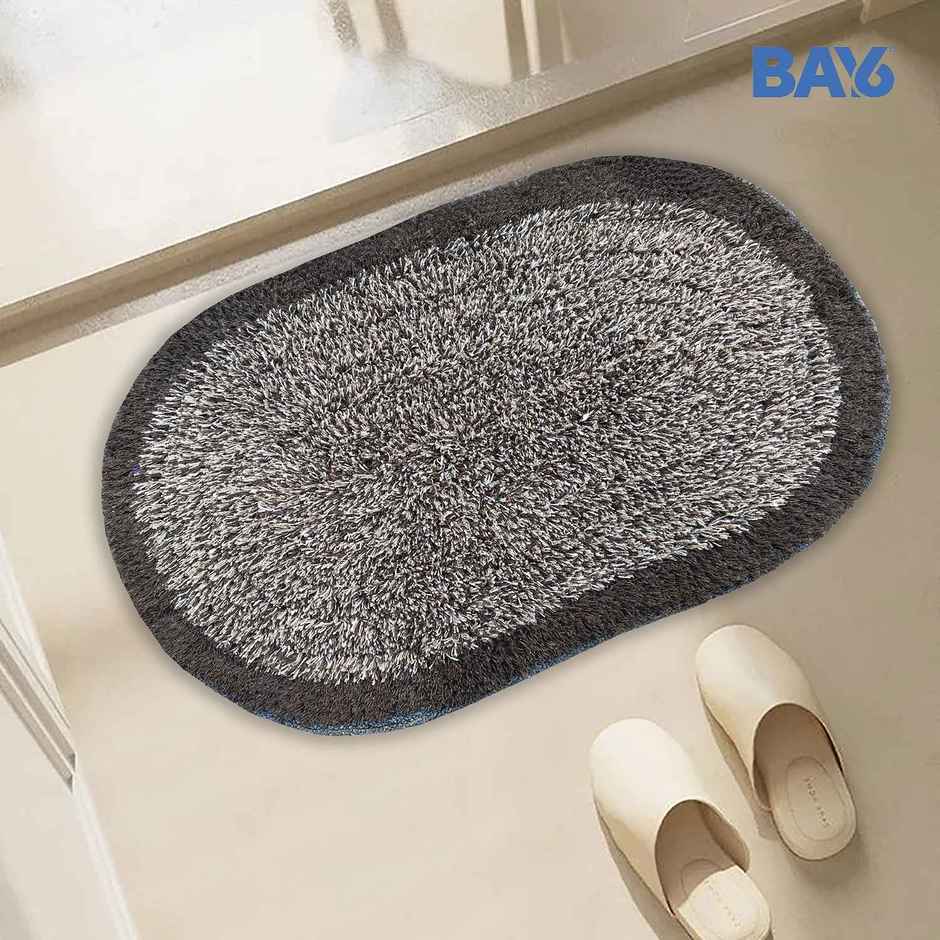 BAY6 Bae Oval Cotton Doormat Set | 40 x 60 cm - Brown