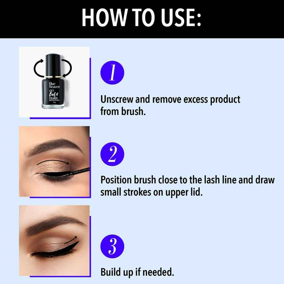 Blue Heaven Get Bold Eyeliner - Black