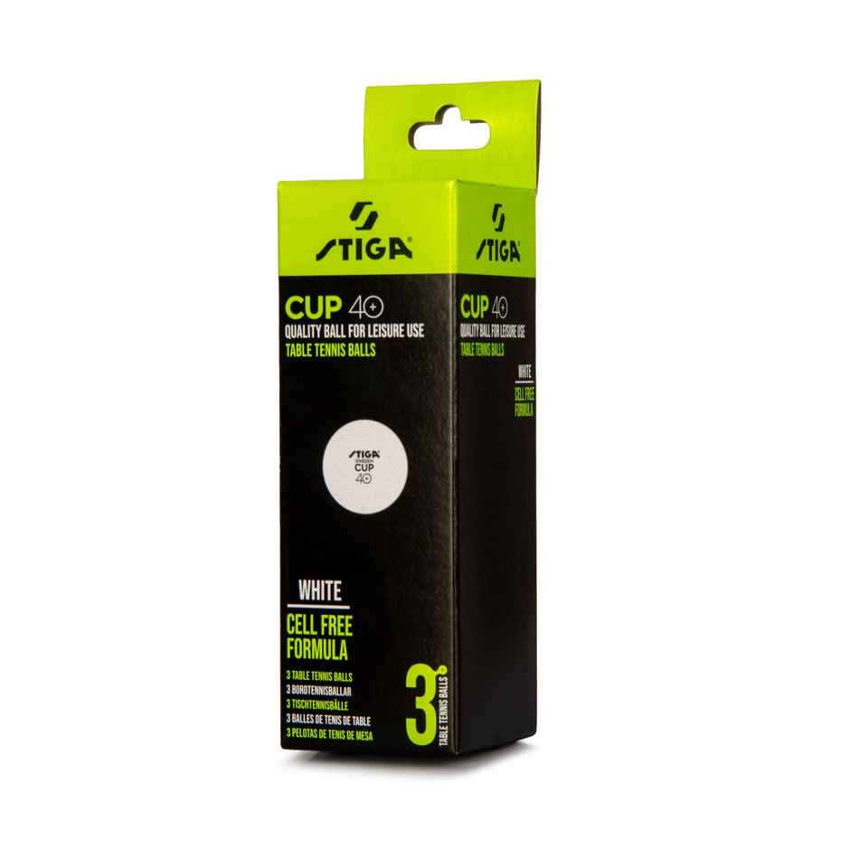 Stiga Table Tennis Balls 40+ - Pack of 3 for Serious Players