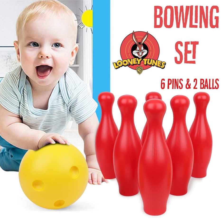 Toyzone Looney Tunes Bowling Set - 10''