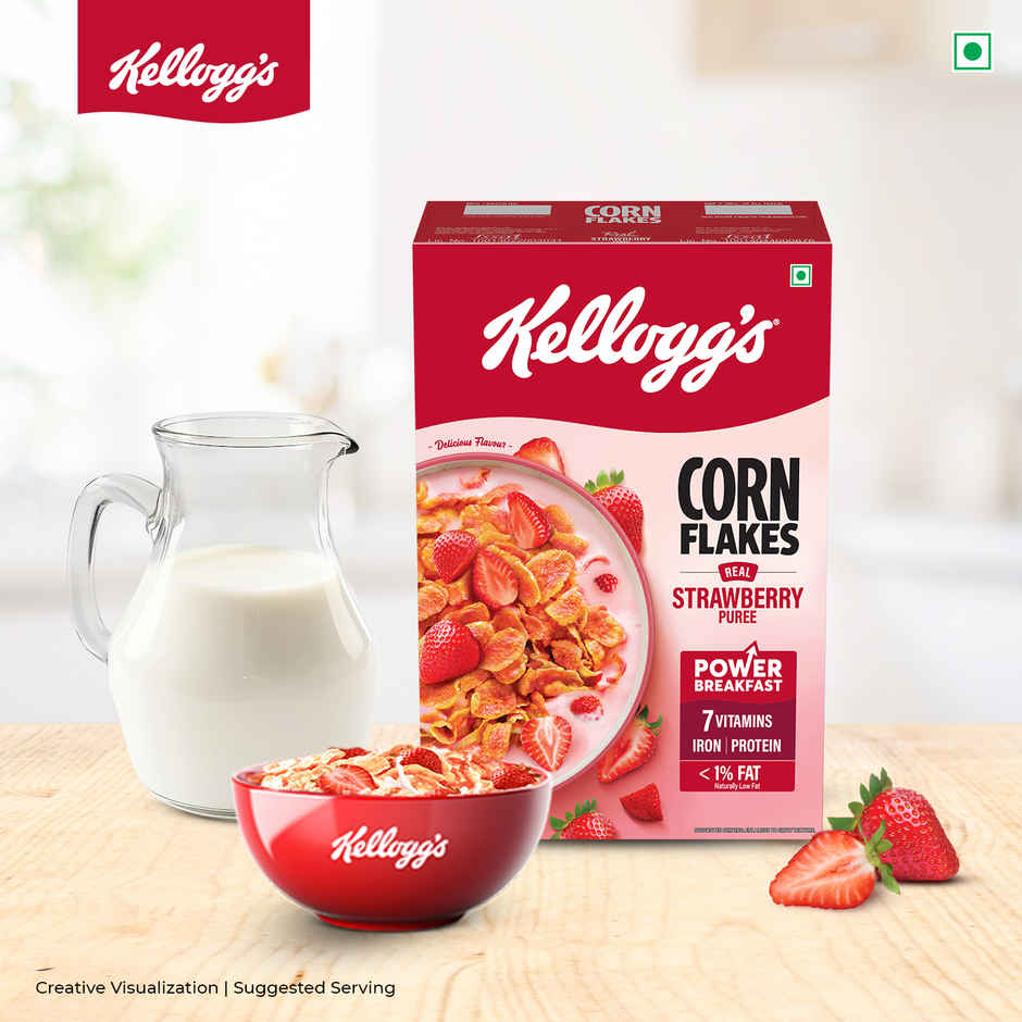 Kellogg's Corn Flakes With Real Strawberry