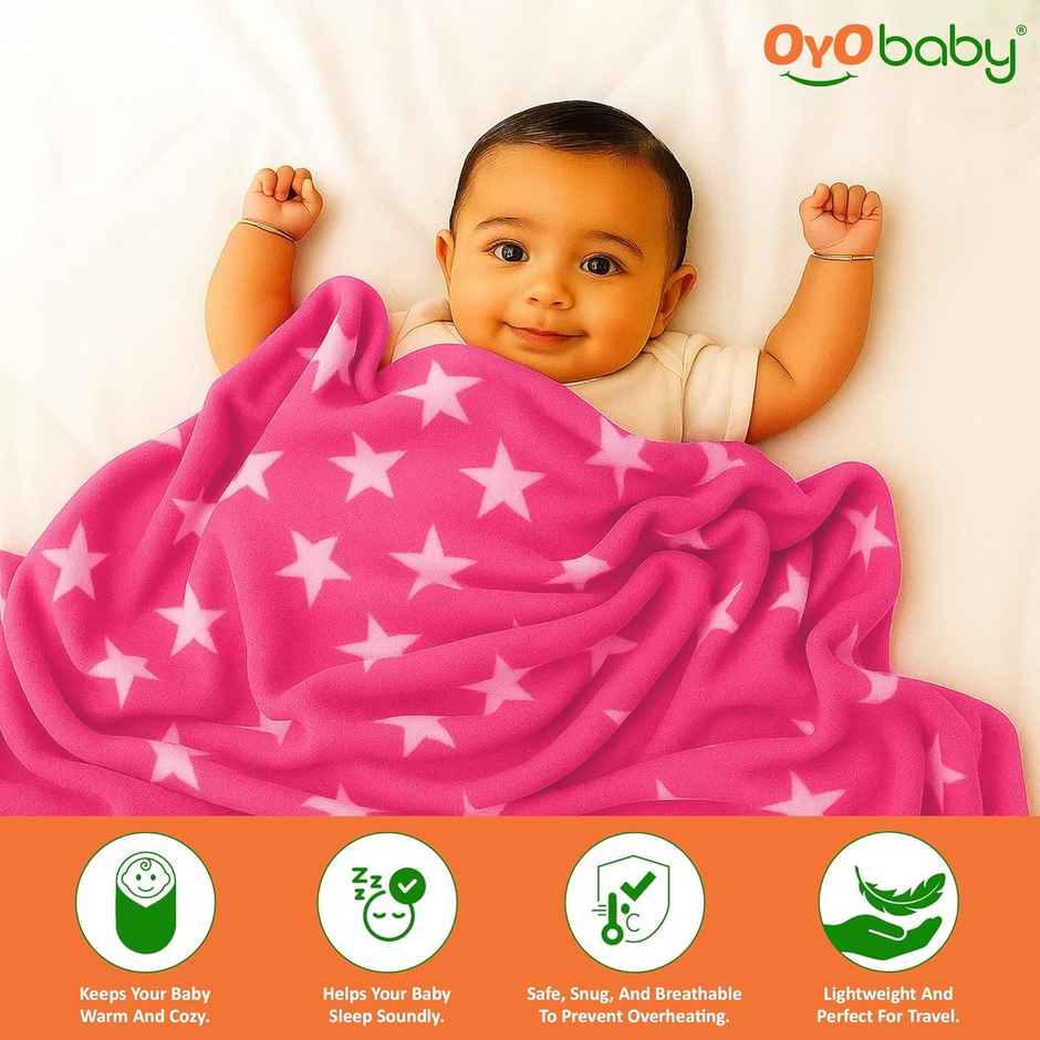 Oyo Baby Hooded Blanket Wrapper Swaddle 0-6 Months | Assorted