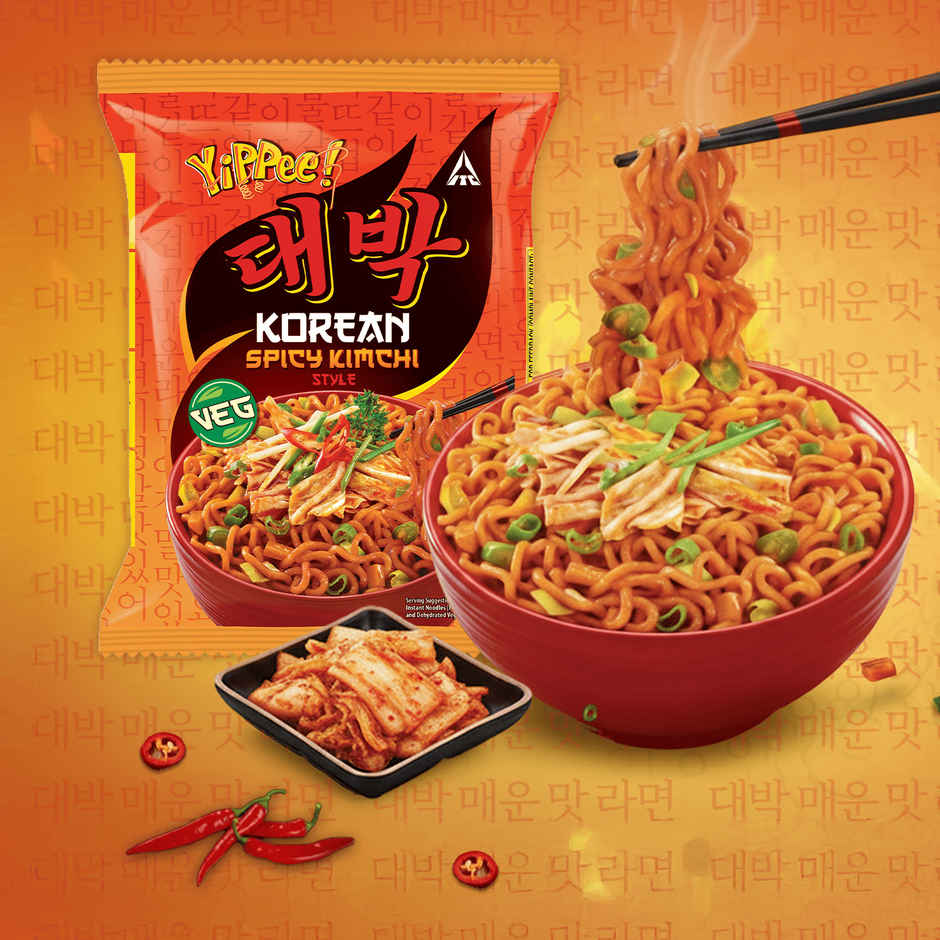 Yippee Korean Kimchi Noodles| Combo