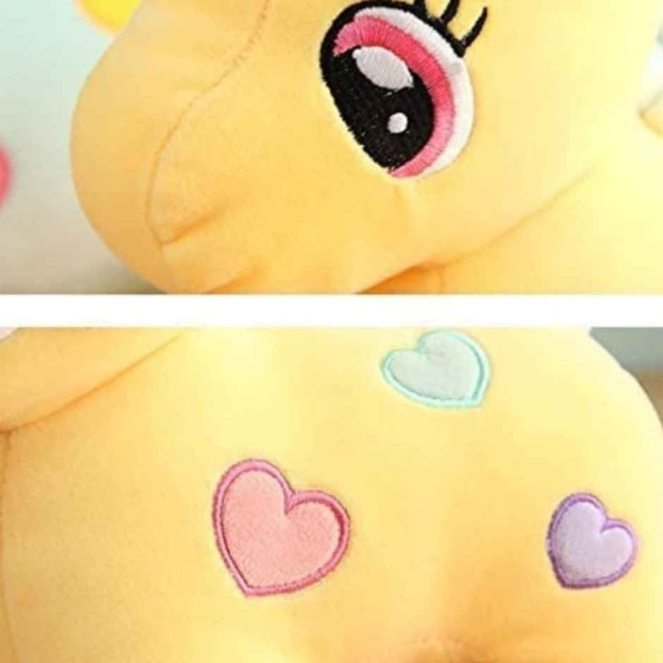 Sterling Unicorn Teddy Bear Plush Soft Toy Animal Baby Boys & Girls 25 Cm - Yellow