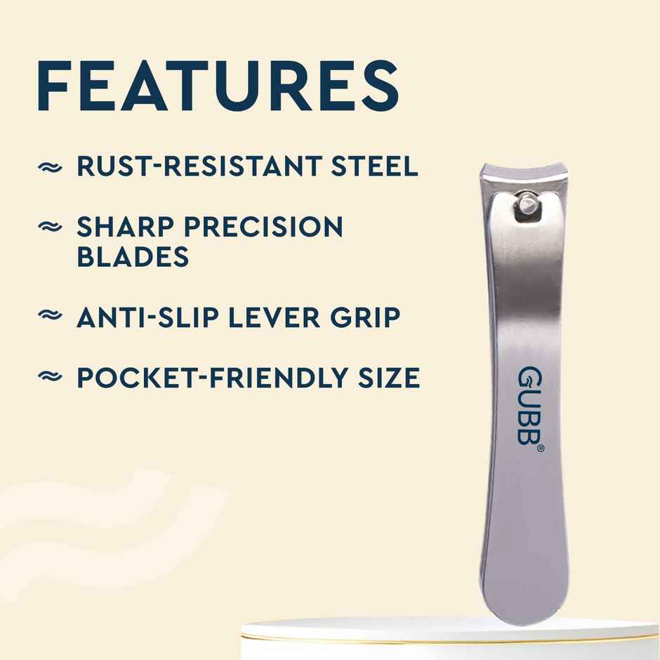 GUBB Nail Clipper Curved | Stainless Steel