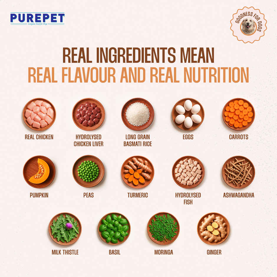 Purepet Chicken & Pumpkin Fresh Dog Food (Adults & Puppies)