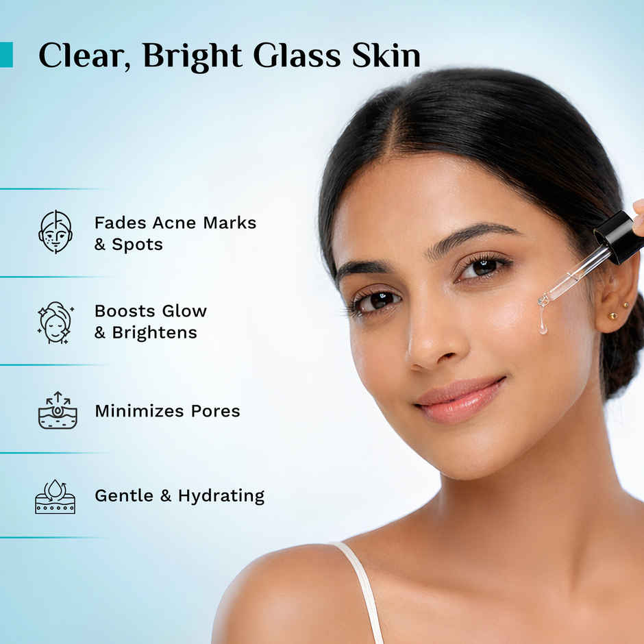Pilgrim 10% Niacinamide Face Serum with Kojic Acid for Acne Marks, Clear & Glowing Skin