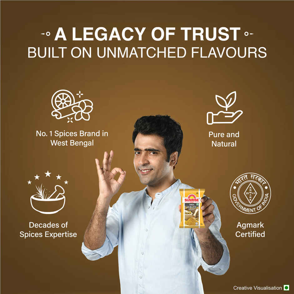 Sunrise Pure - Turmeric Powder (Pouch) Combo 