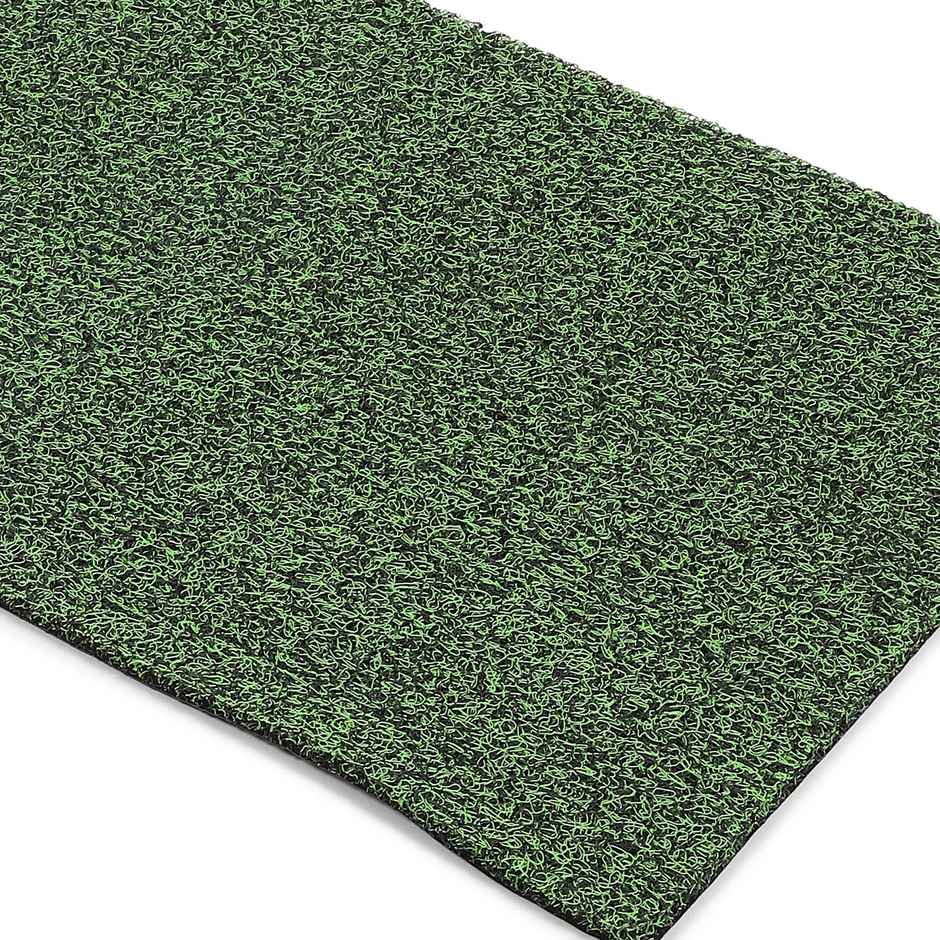 Status Milange PVC Anti-Skid Noodle Door Mat | 40 x 60 cm | Green