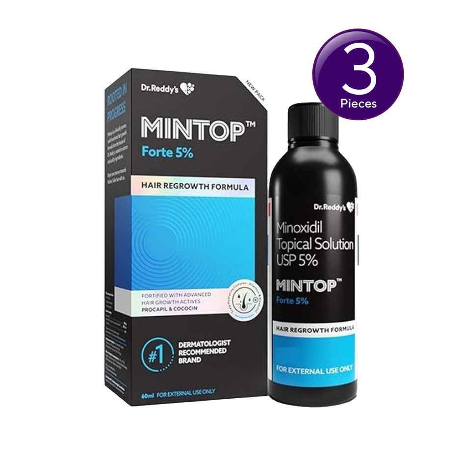Mintop Forte 5% Topical Solution Combo
