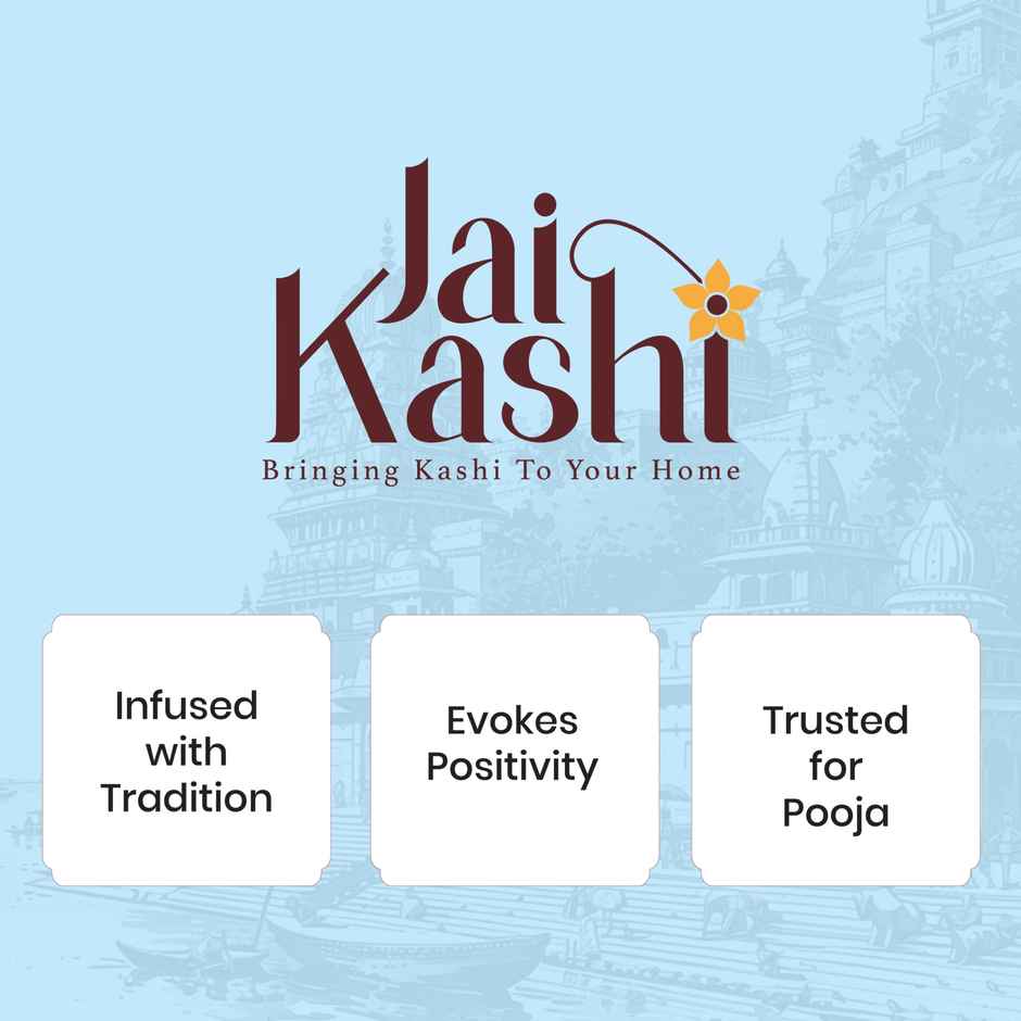 Jai Kashi Pooja Cloth - White | 1.25 m x 0.8 m