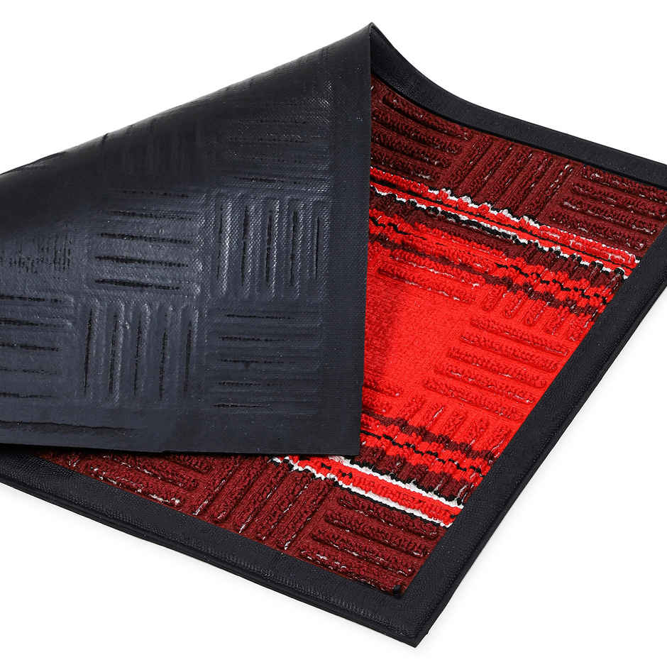 Status New Rubber Border Mat 38 Cm x 58 Cm - Red