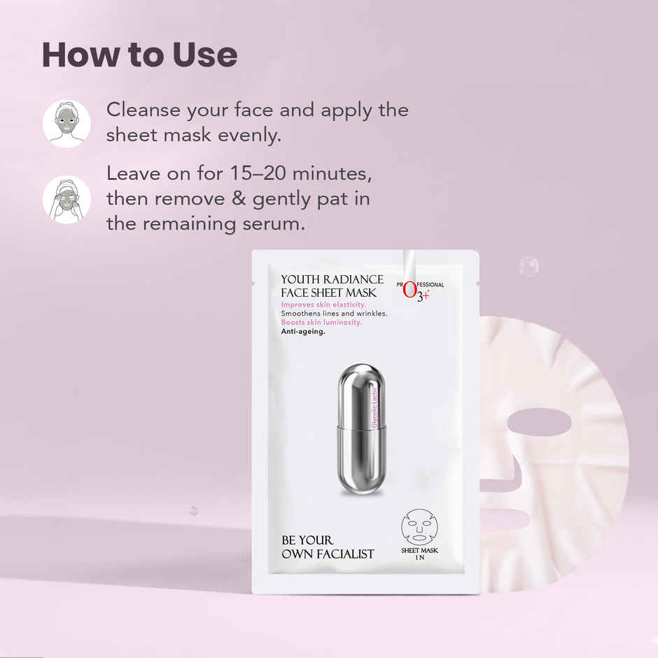 O3+ Youth Radiance Face Sheet Mask
