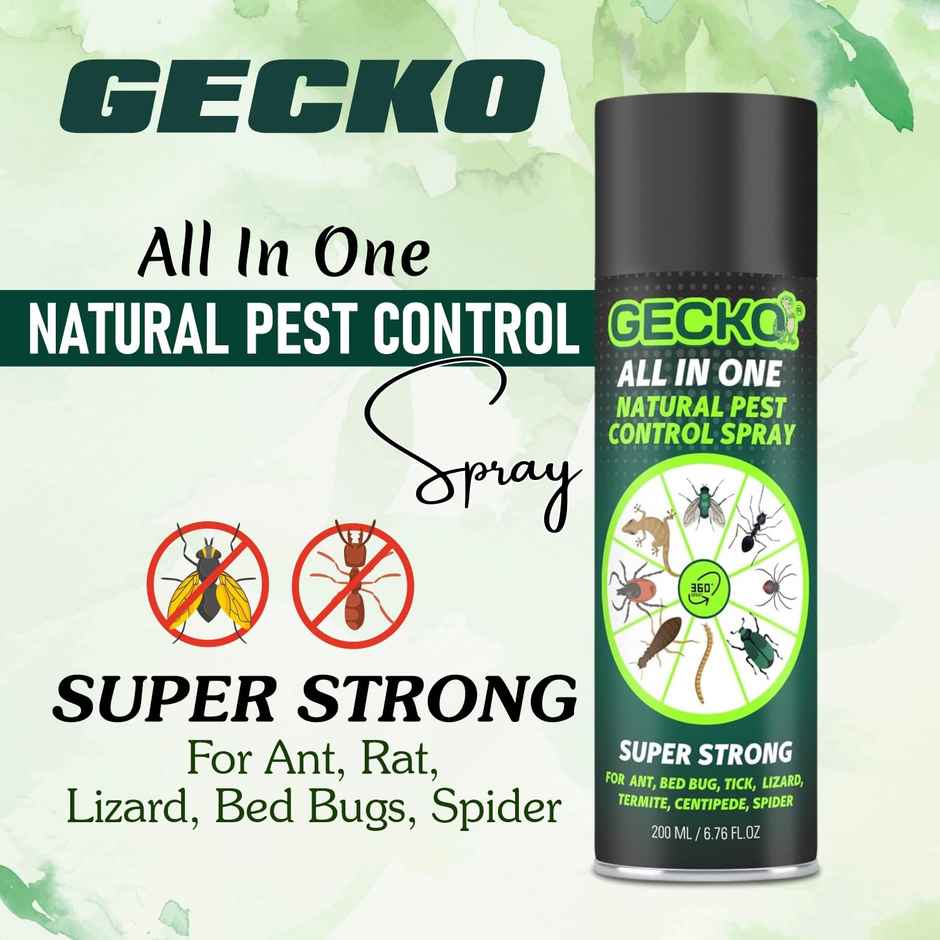 Gecko All In One Natural Pest Control Spray | Non-Toxic