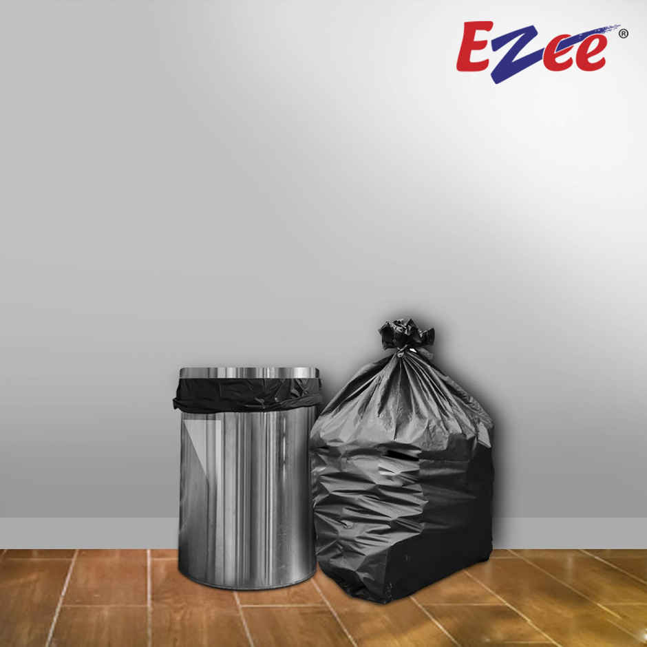 EZEE Lavender Fragrance Garbage Bag - Biofriendly | Black - Medium