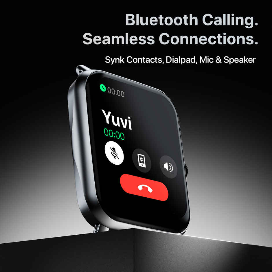 Fire-Boltt Ninja Call Pro Plus | 1.83" Display | BT Calling - Grey