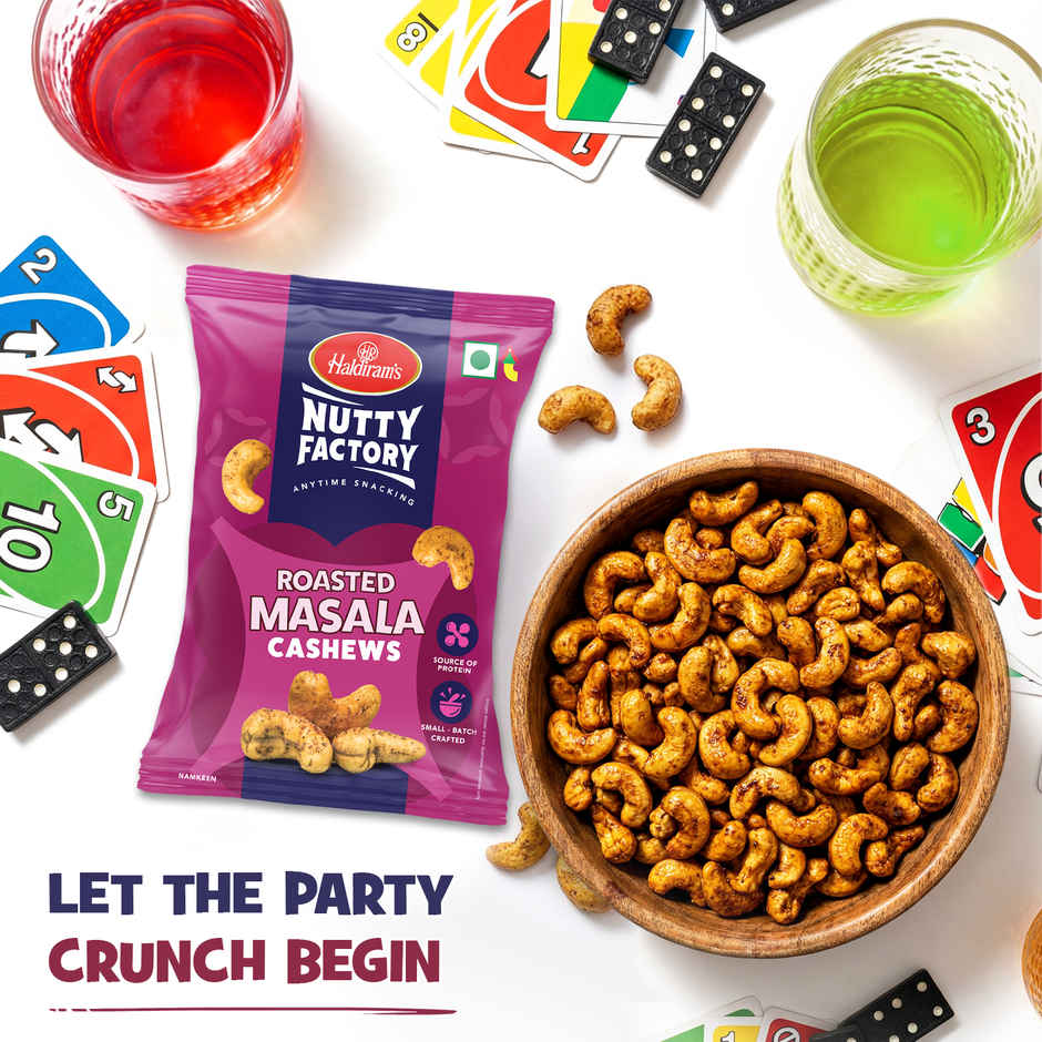 Haldiram's Nutty Factory Roasted Masala Cashews