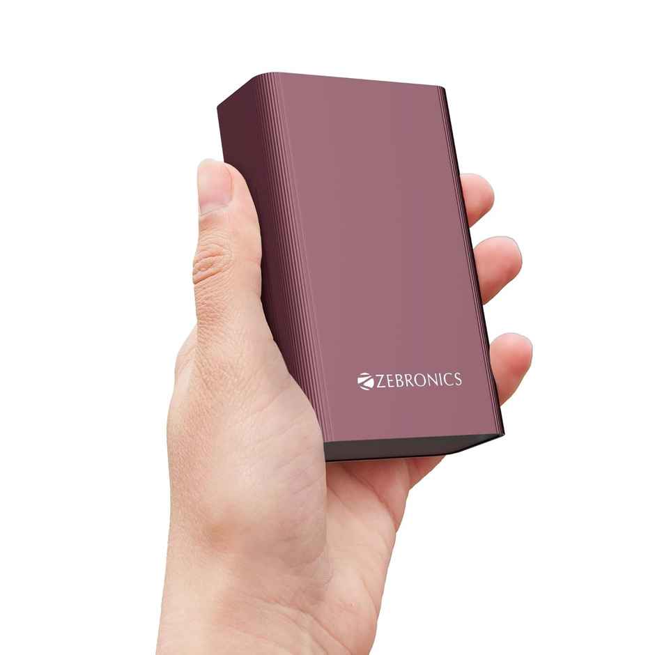 Zebronics Energi Tank 20MR1 20000mAh 22.5W Fast PD3.0 Metal Power Bank | Raspberry