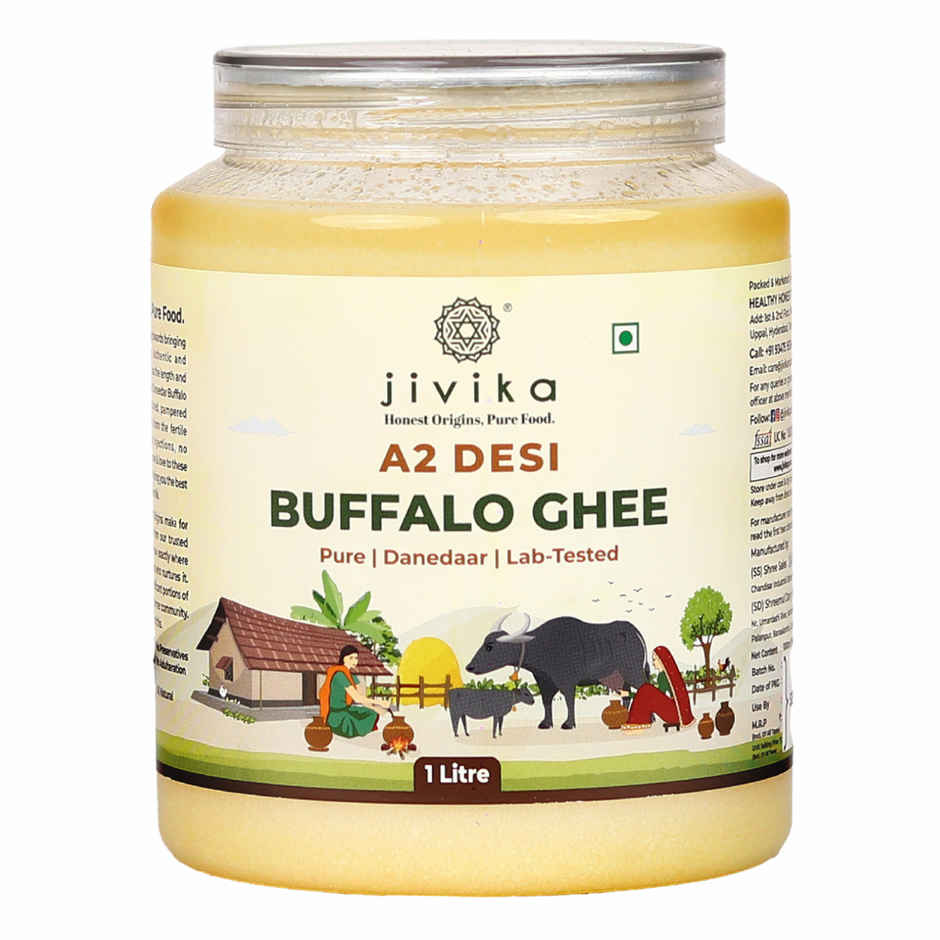 Jivika A2 Desi Buffalo Ghee | Traditionally Churned Bilona Method