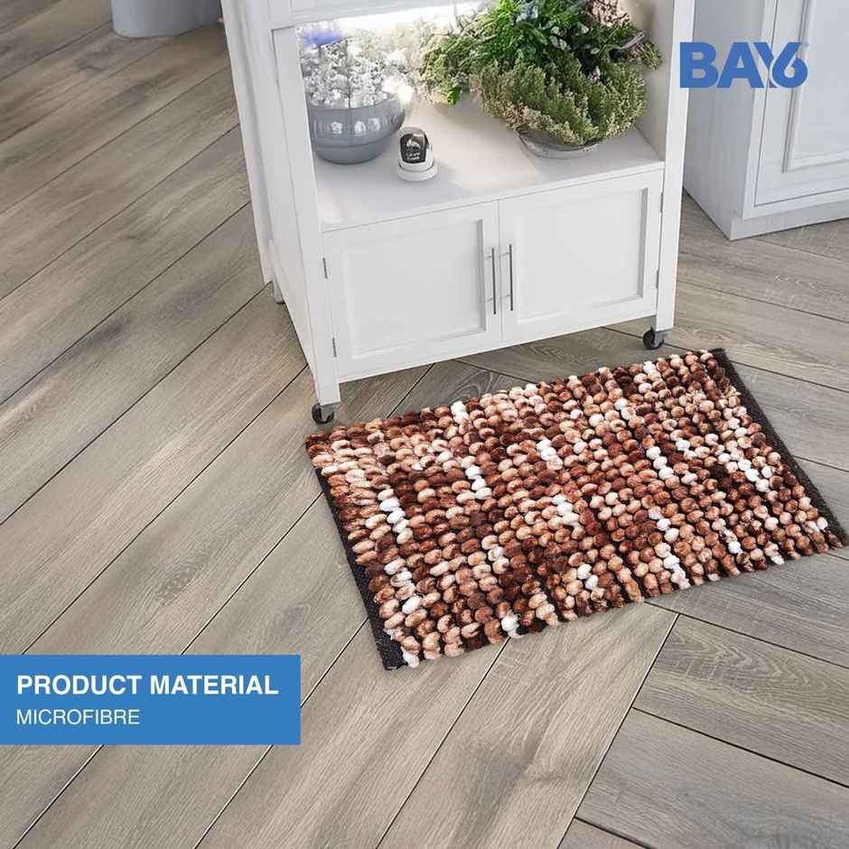 BAY6 Microfibre Popye Doormat - Brown - 40 x 60 cm