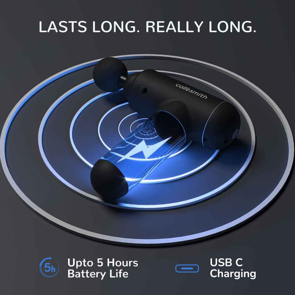 Caresmith Charge Boost Massage Gun True Percussion Massager Machine Pain Relief For Men And Women