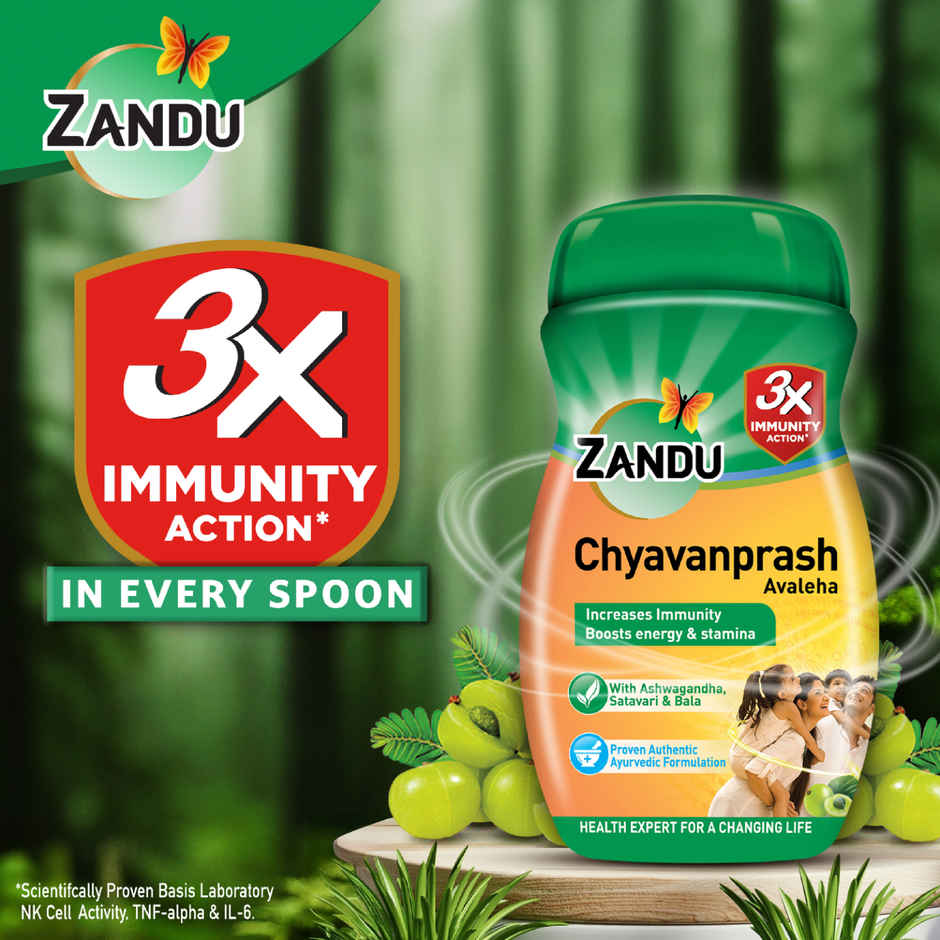 Zandu Chyawanprash Avaleha, Enriched with 39 Vital Ayurvedic Herbs