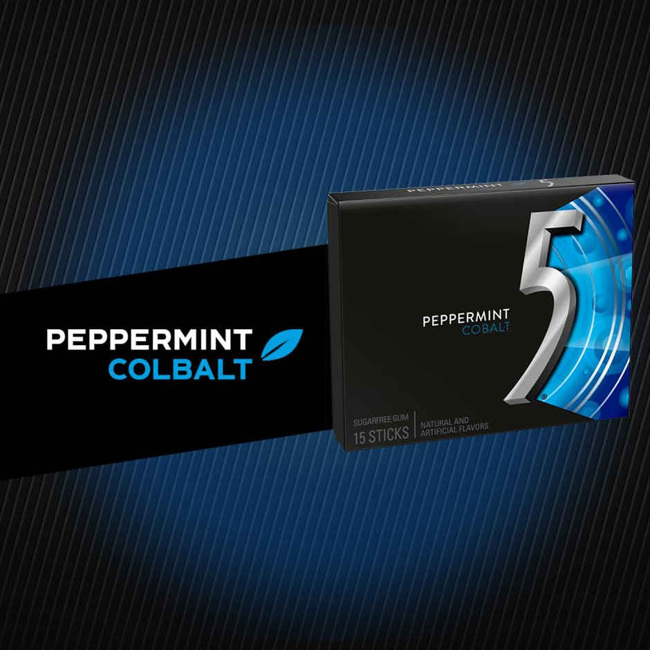 Wrigleys 5 Gum Peppermint Cobalt