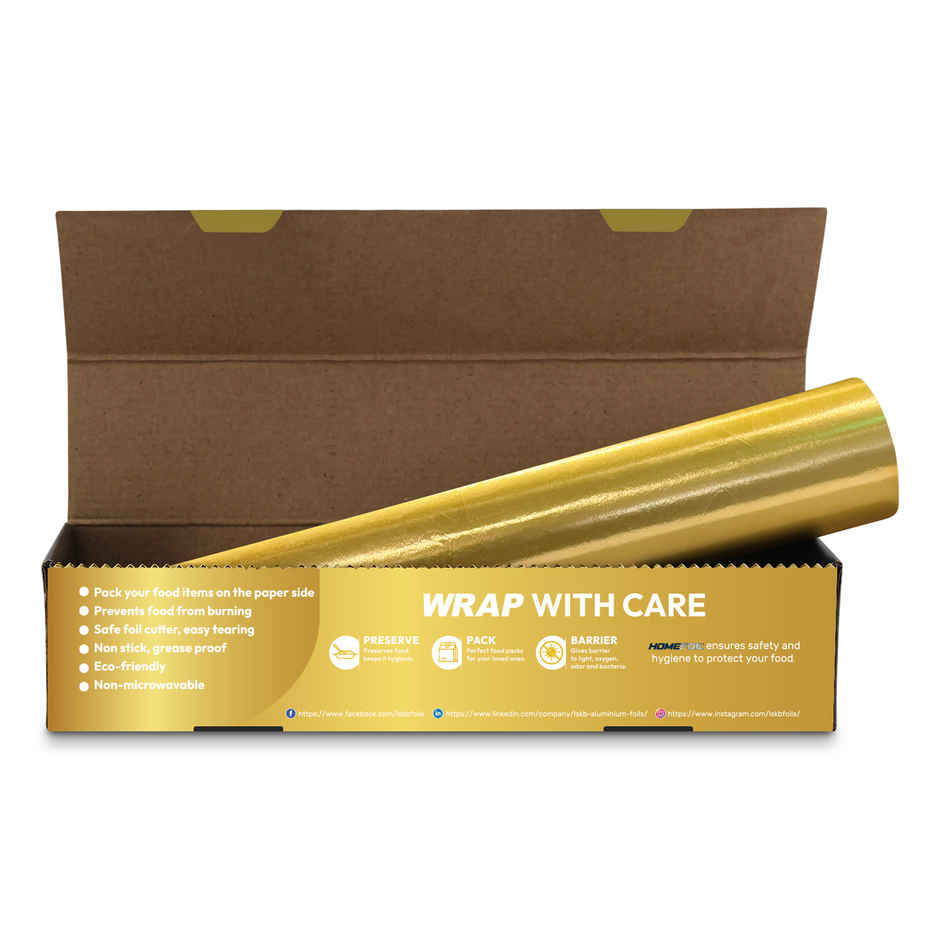 HOMEFOIL 2-in-1 Paper & Golden Foil