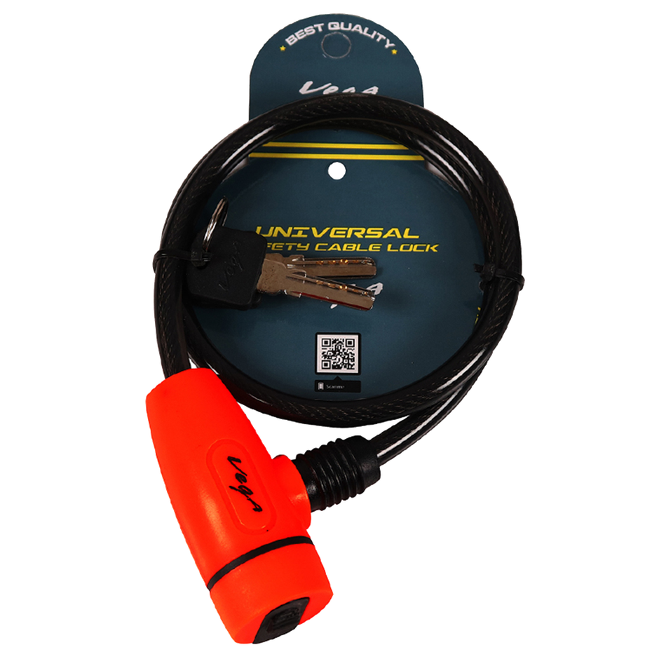 Vega Multipurpose Cable Lock | Red
