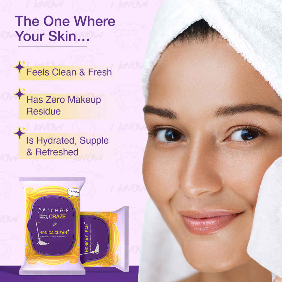 Swiss Beauty Craze Monica Makeup Remover Wipes