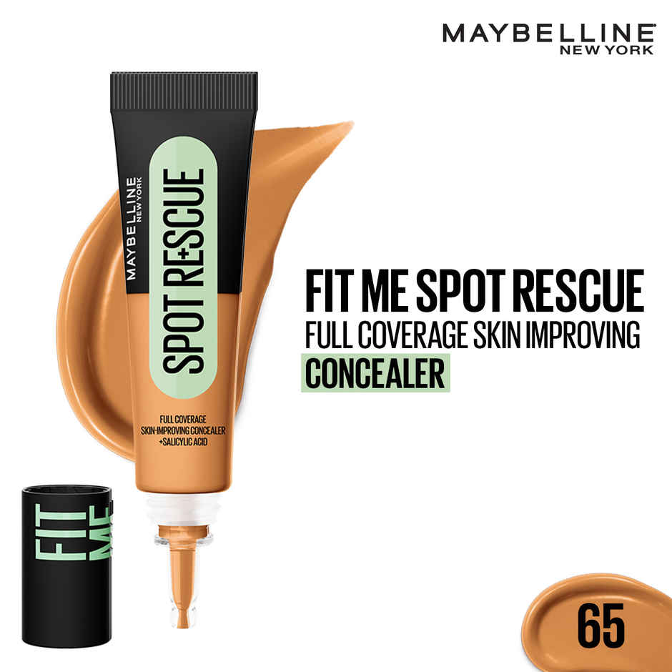 Maybelline Fit Me Spot Rescue Full Coverage Concealer, Cover+Minimize Pimples-65