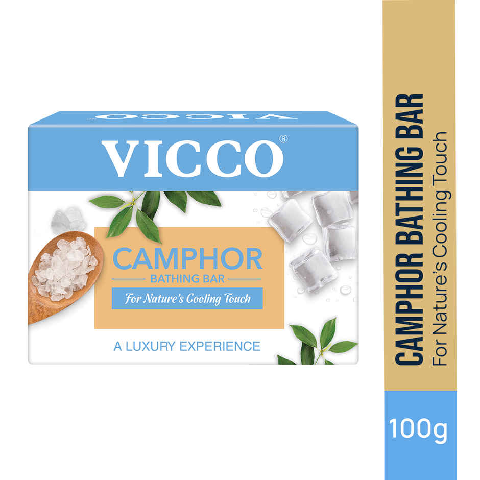 Vicco Camphor Cooling Soap Bar