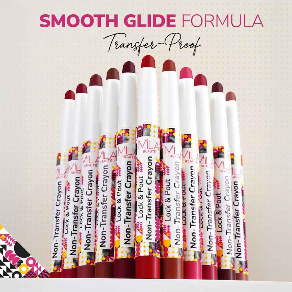 Mila Beaute Transferproof Long Lasting Matt Crayon I Smudge Proof & Lightweight I 6 - Low Key