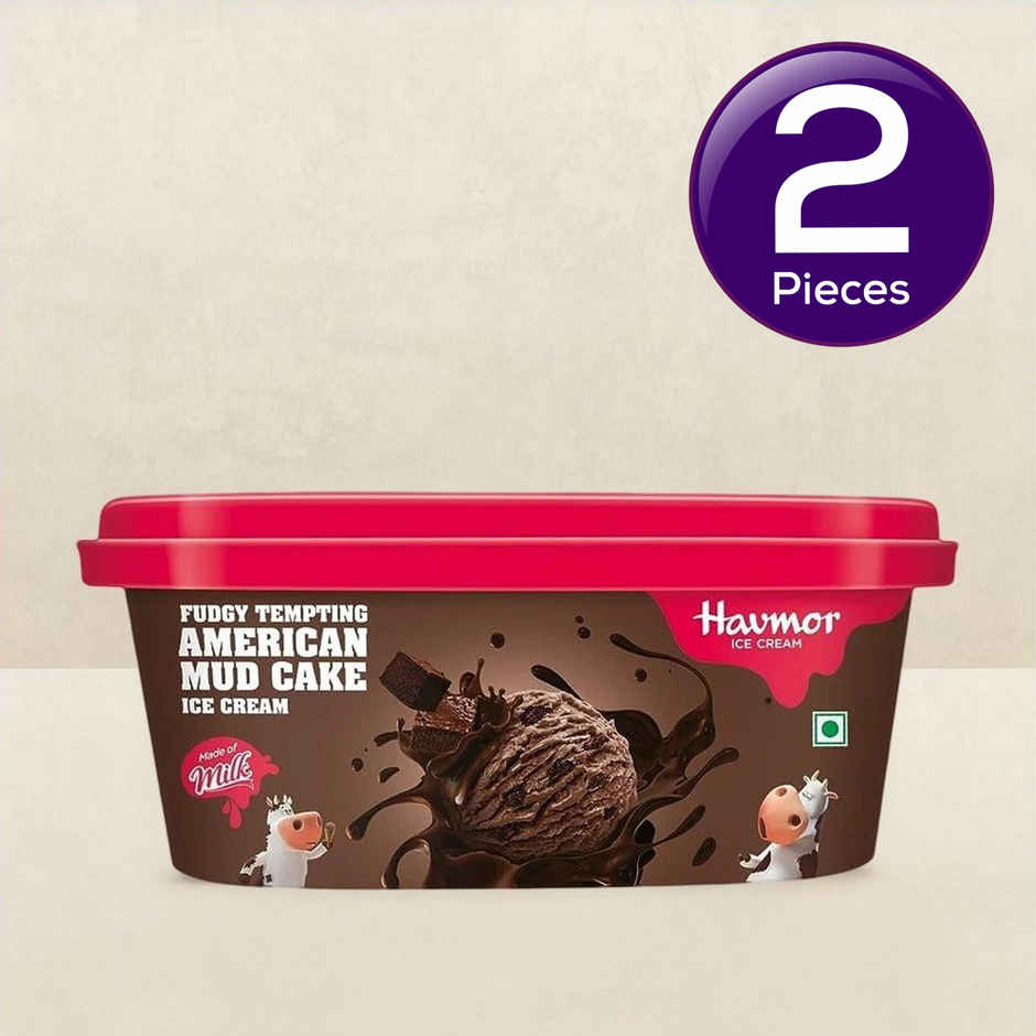 Havmor American Mud Cake Ice Cream Tub Combo