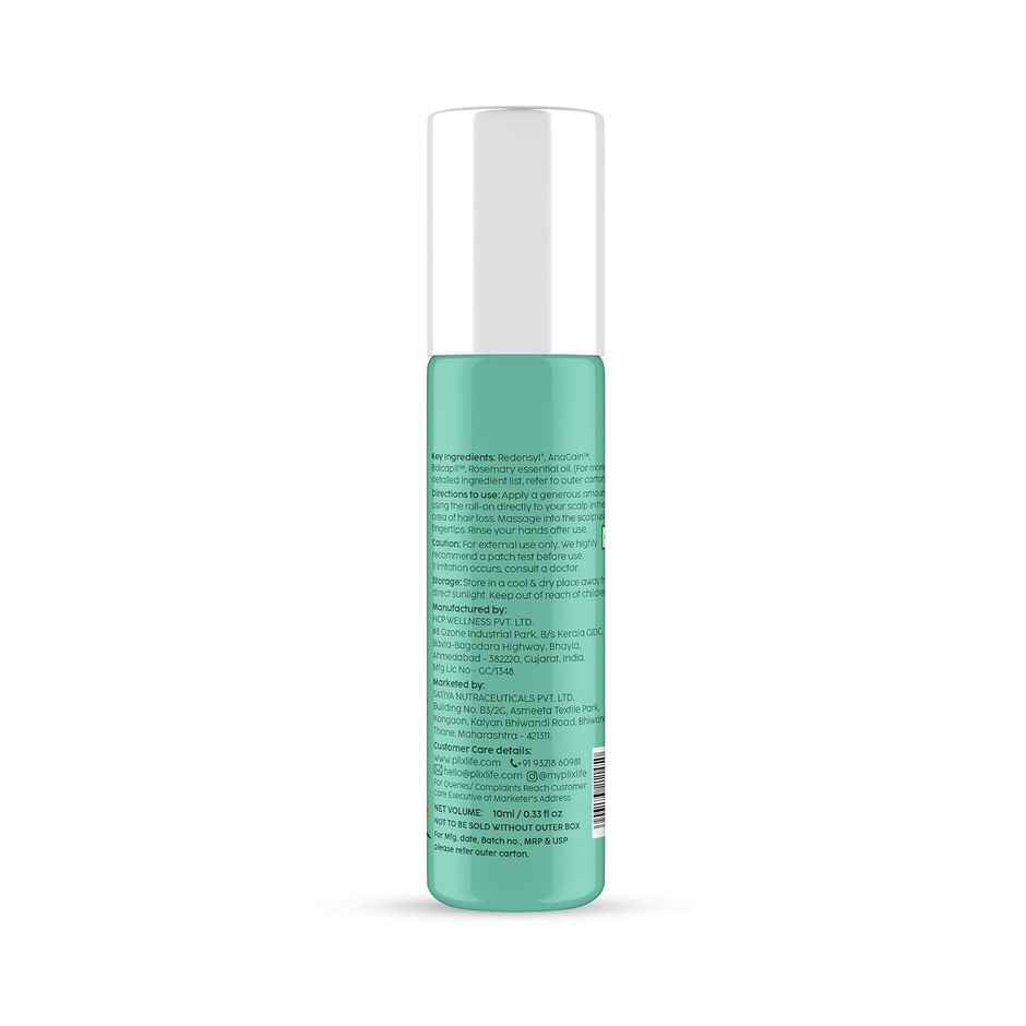 Plix The Plant Fix Rosemary Hair Growth Advanced Serum Roll-On | Prevents Hair Fall Combo