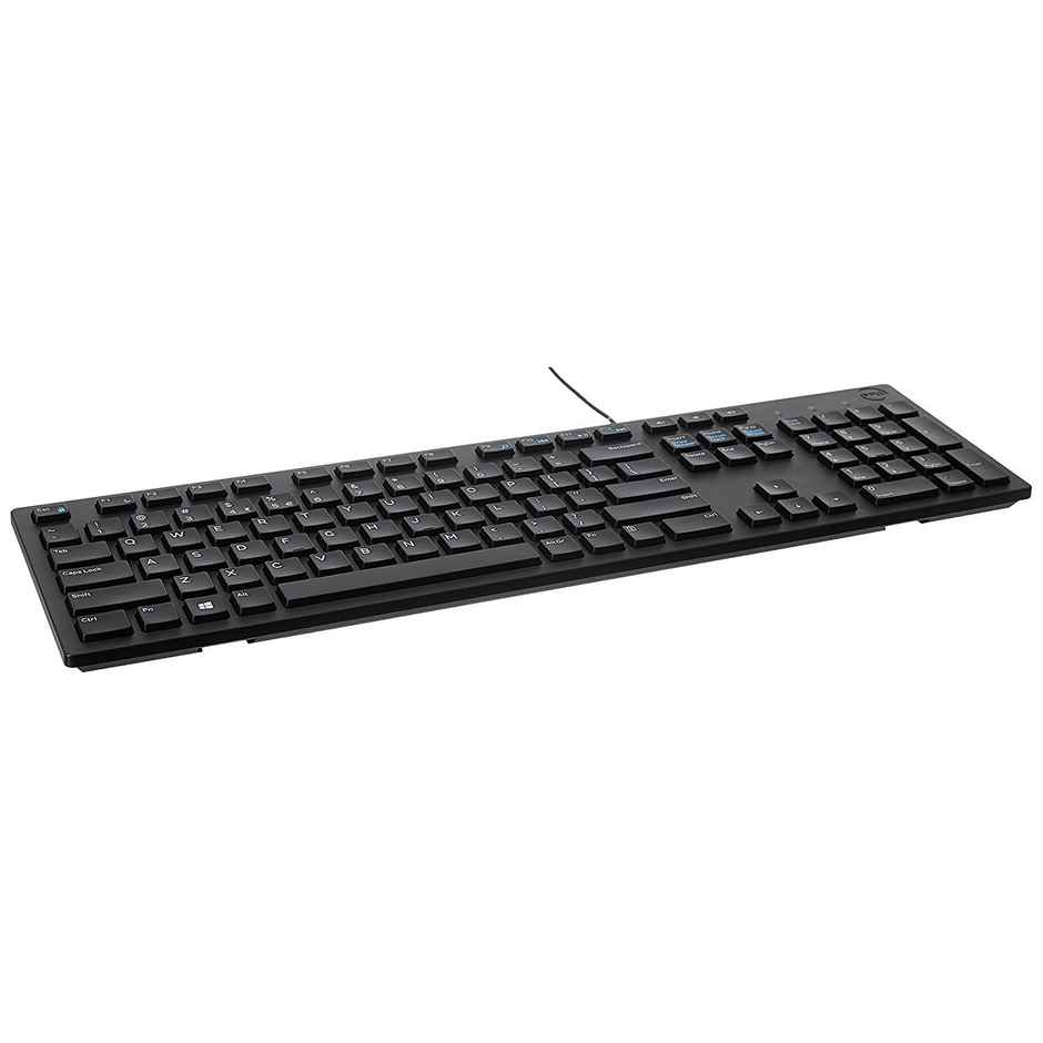 Dell Kb216-Black Multimedia Wired Keyboard With Usb Interface Plunger Keys Technology And Chiclet - Black