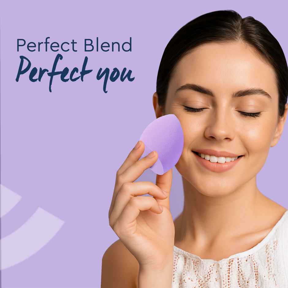 GUBB Beauty Blender Purple Flat Bottom