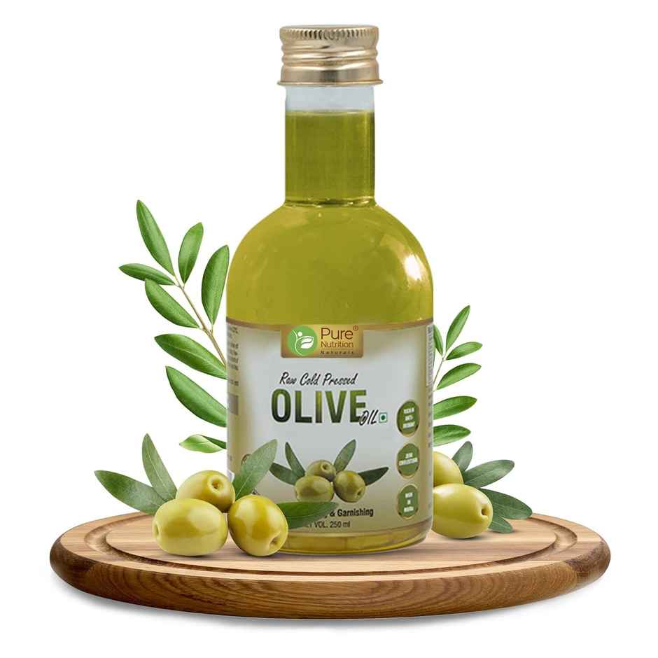 Pure Nutrition Raw Cold Pressed Virgin Olive Oil | Unrefined & Unfiltered