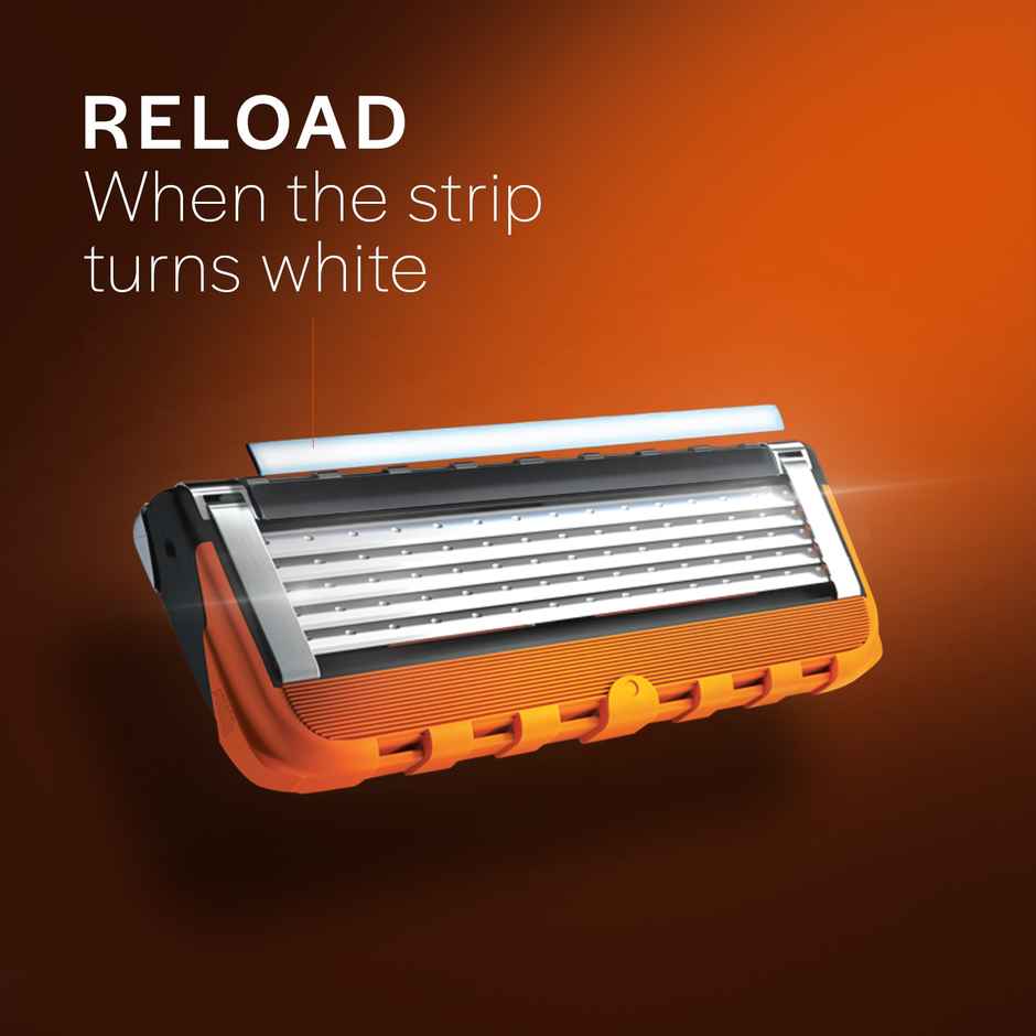 Gillette Fusion Manual Shaving Razor Blades for men (4 Cartridges)