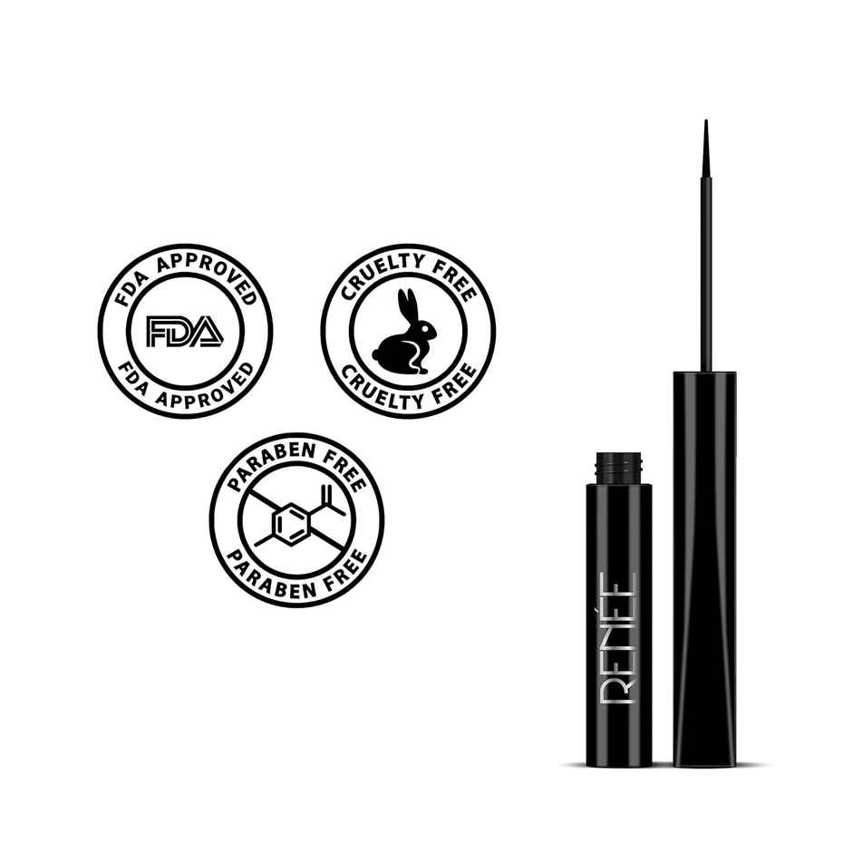 Renee Extreme Stay Liquid Eyeliner - 3X Black