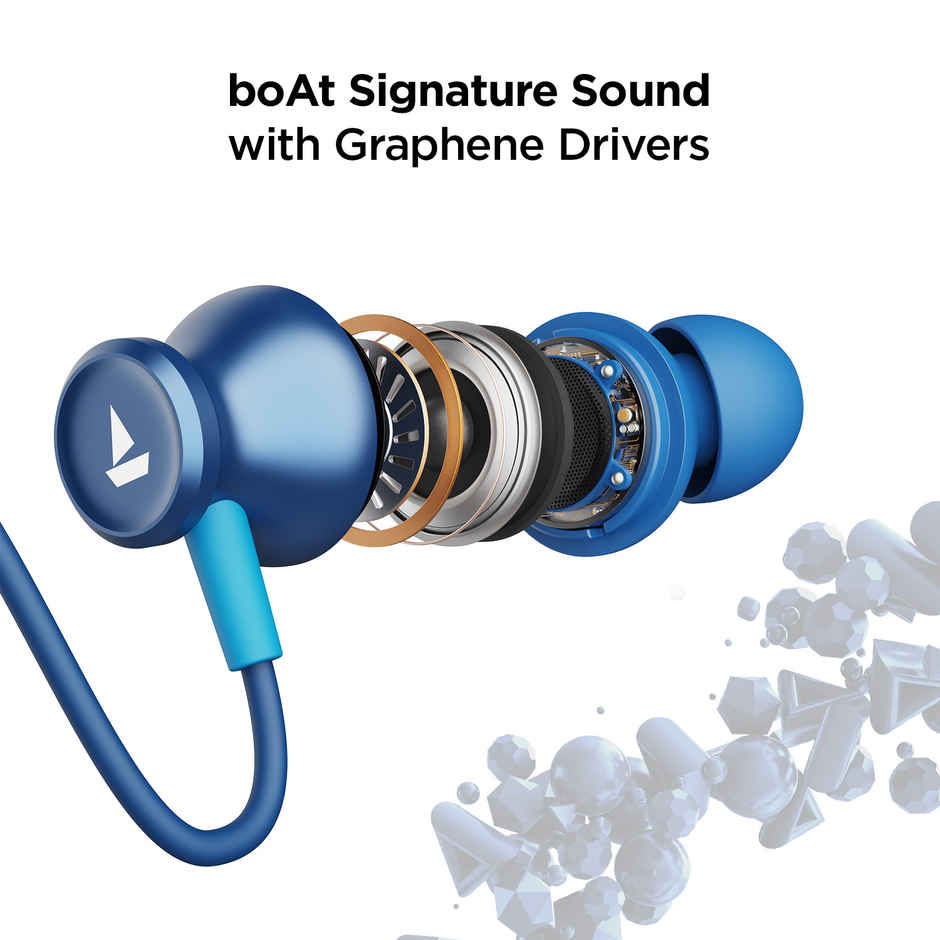 boAt Rockerz 255 Arc BT Neckband w/ 30H Playtime, BEAST Mode & ASAP Charge (Wave Blue)