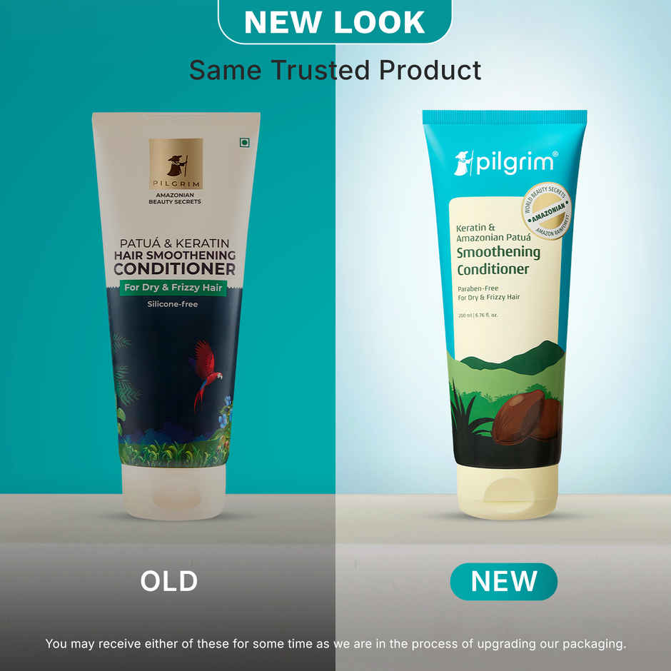 Pilgrim Keratin & Amazonian Patua Smoothening Conditioner for Dry & Frizzy Hair