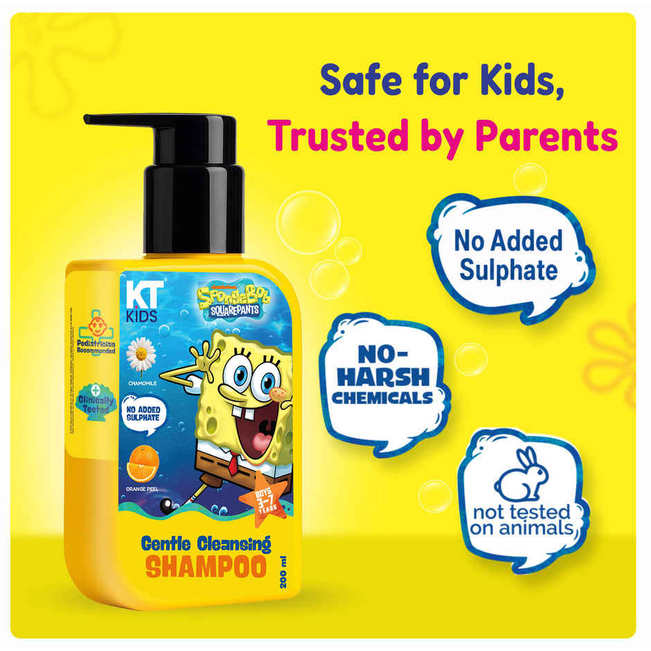 KT Kids Gentle Cleansing Shampoo for Boys 3-7 Yrs (Chamomile & Orange Peel) 1 pack