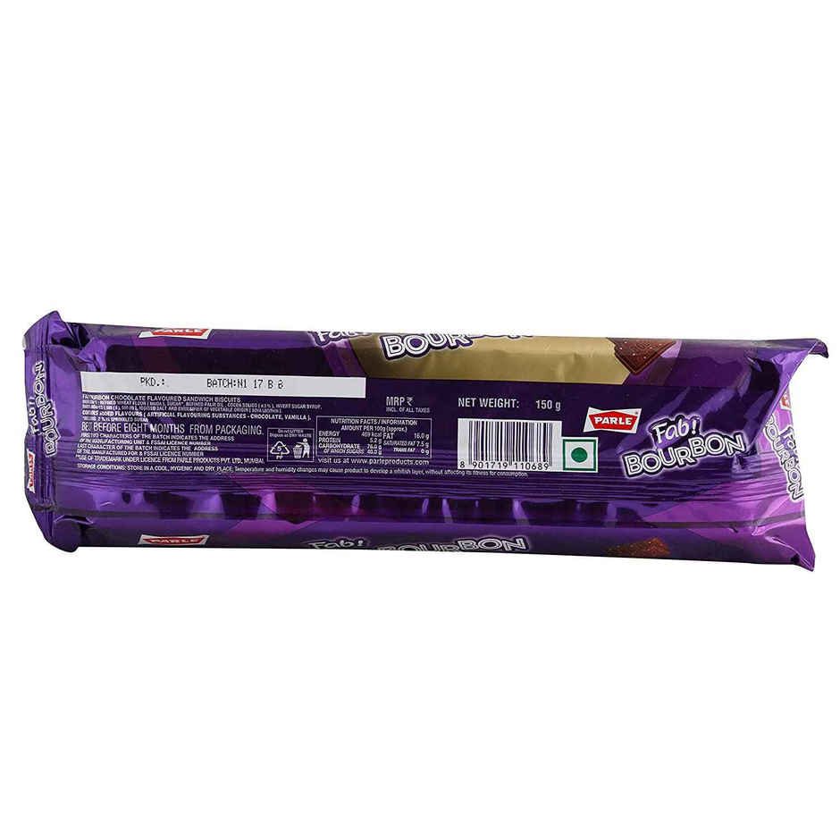 Parle Fab Bourbon Chocolate Cream Biscuits | Trans Fat-free Combo