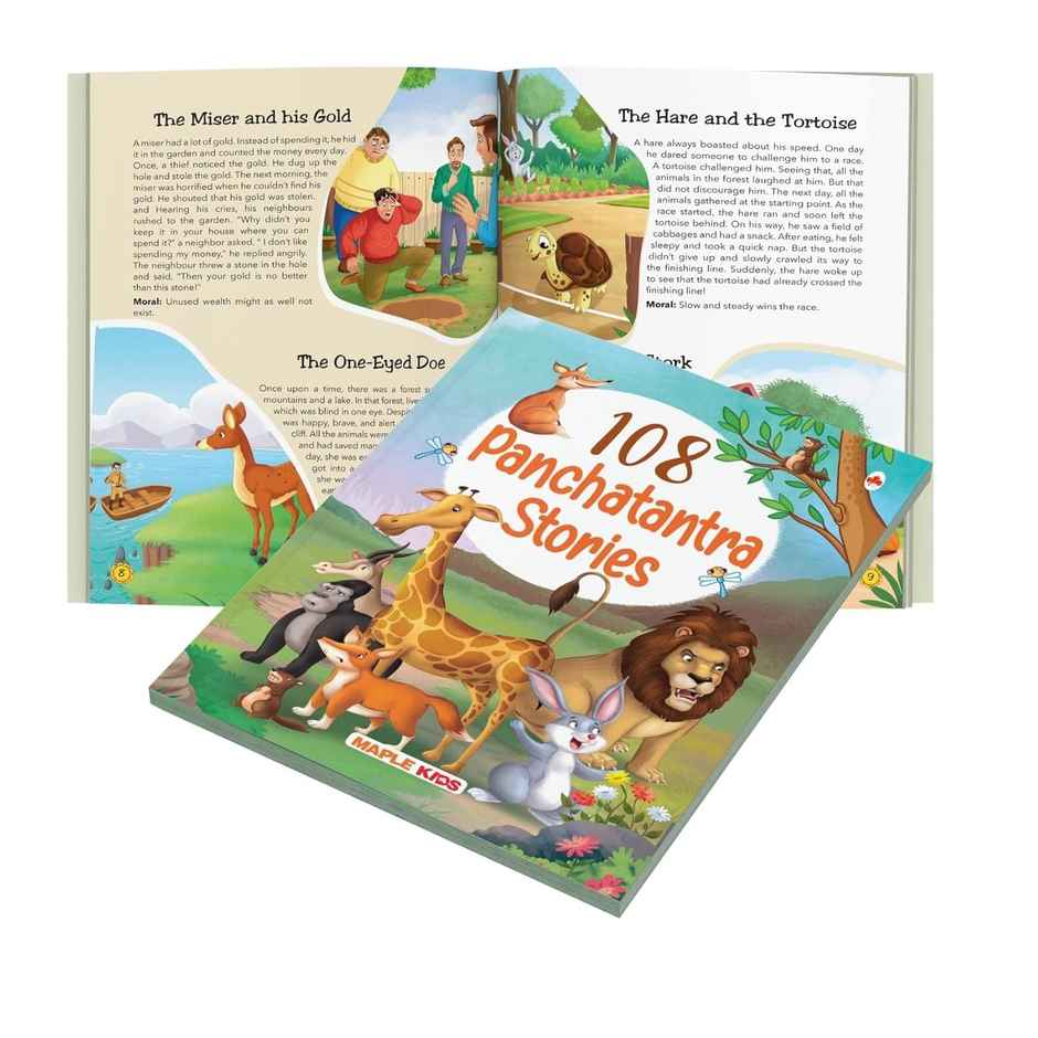 108 Panchatantra Stories (Illustrated) - Story Book for Kids