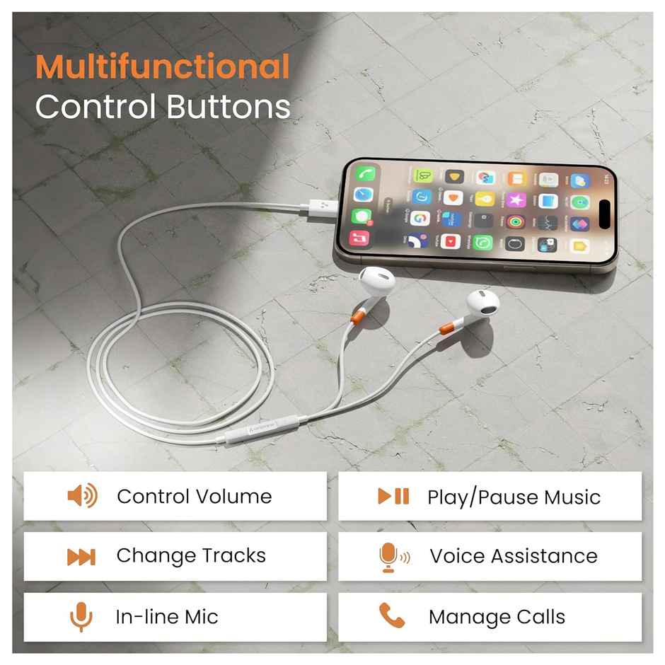 Ambrane Stringz 02 Wired Earphones