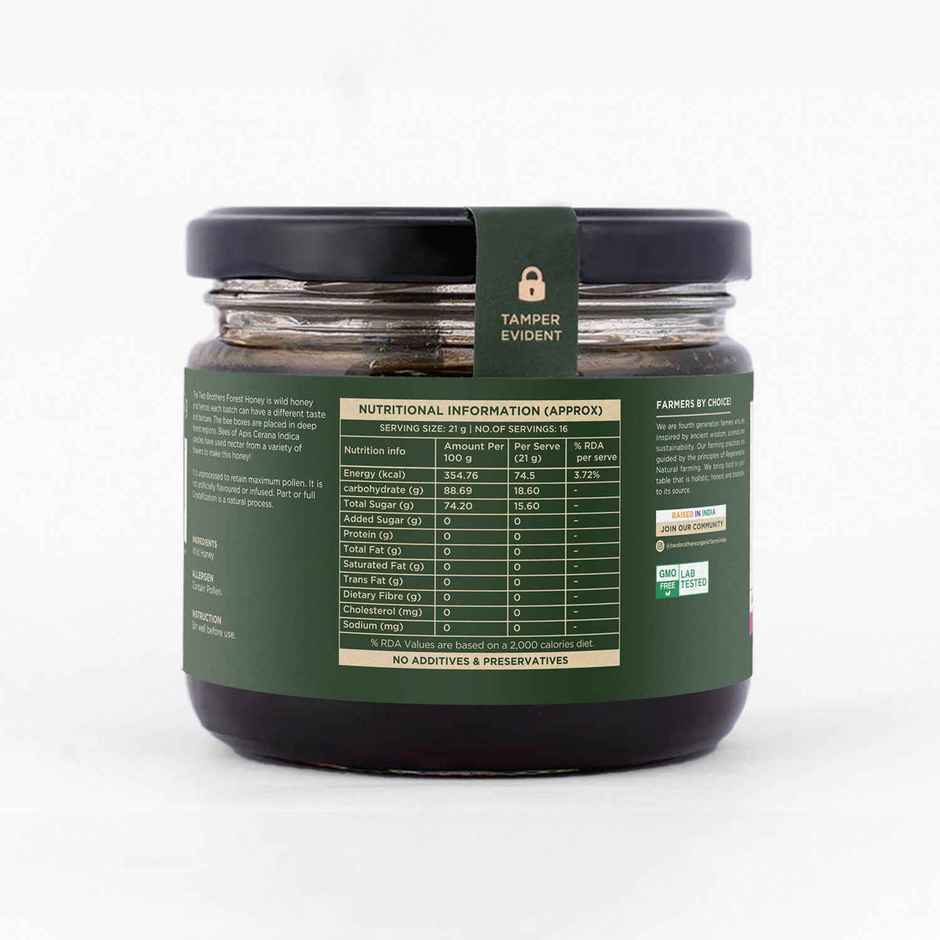 Two Brothers Multifloral Forest Honey Unpasteurized Raw Honey